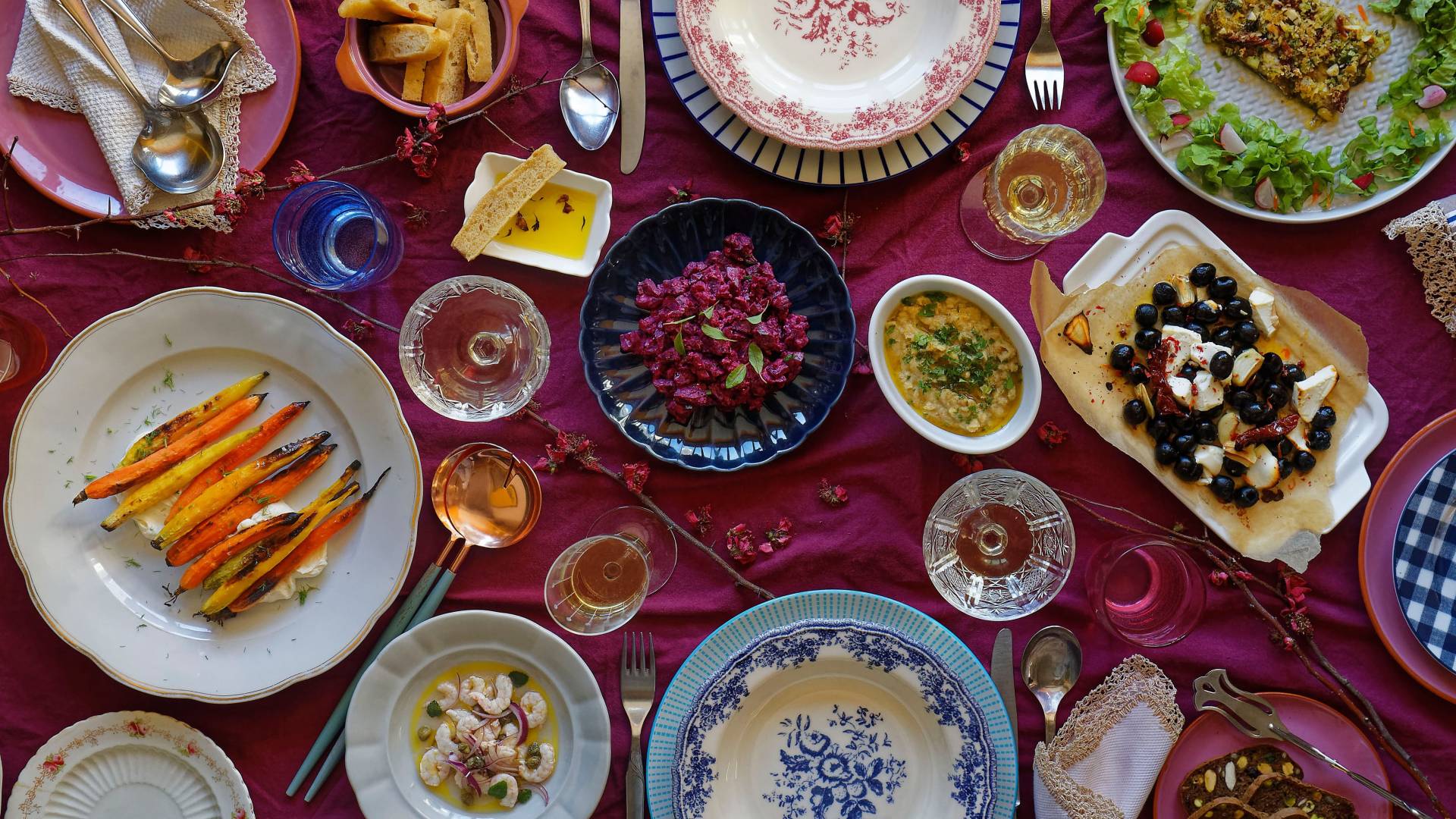 Mediterranean tapas menu