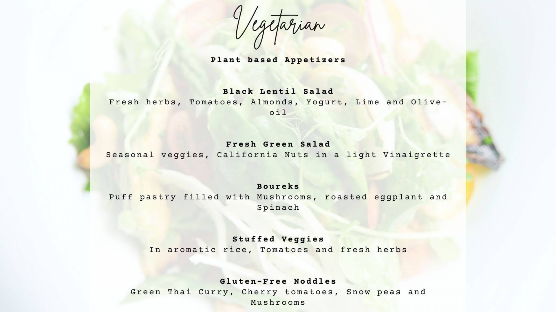 Vegetarian