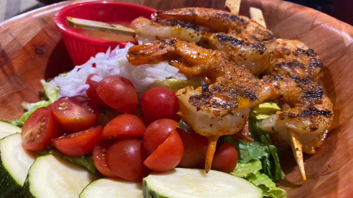 THE GRILLED SHRIMP DISH