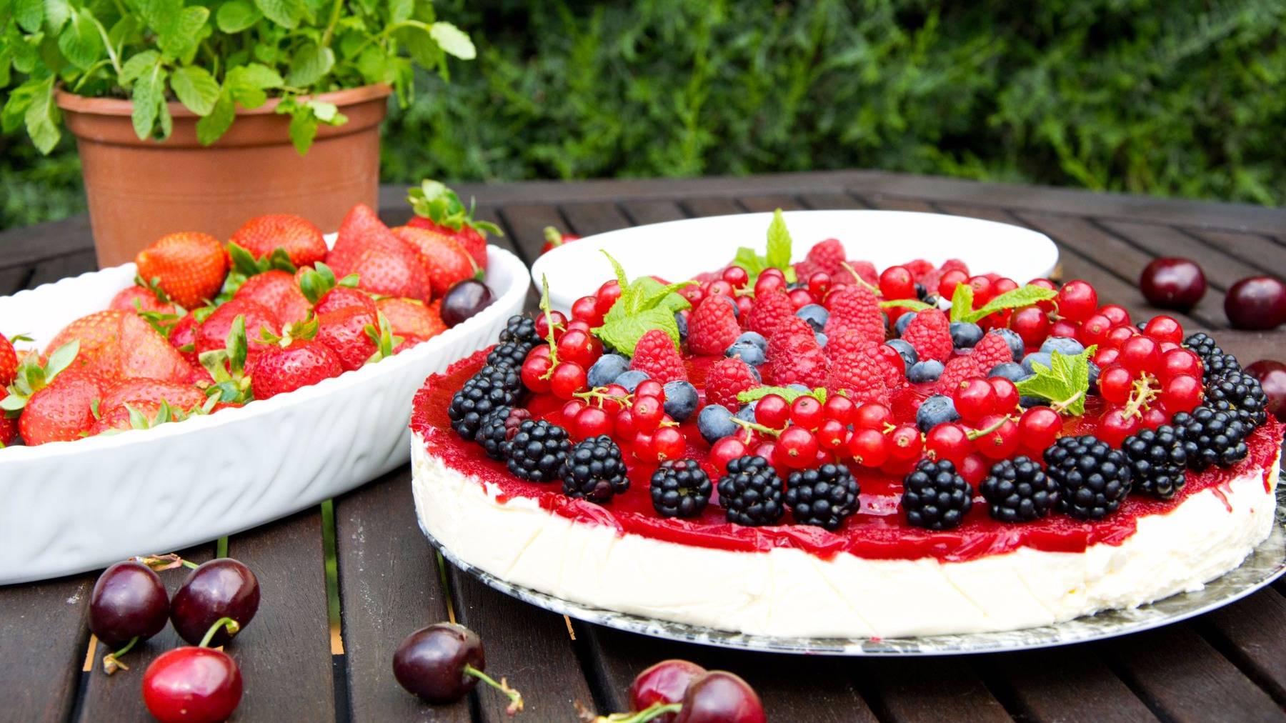 Tarta frutos rojos Tarta frutos rojos