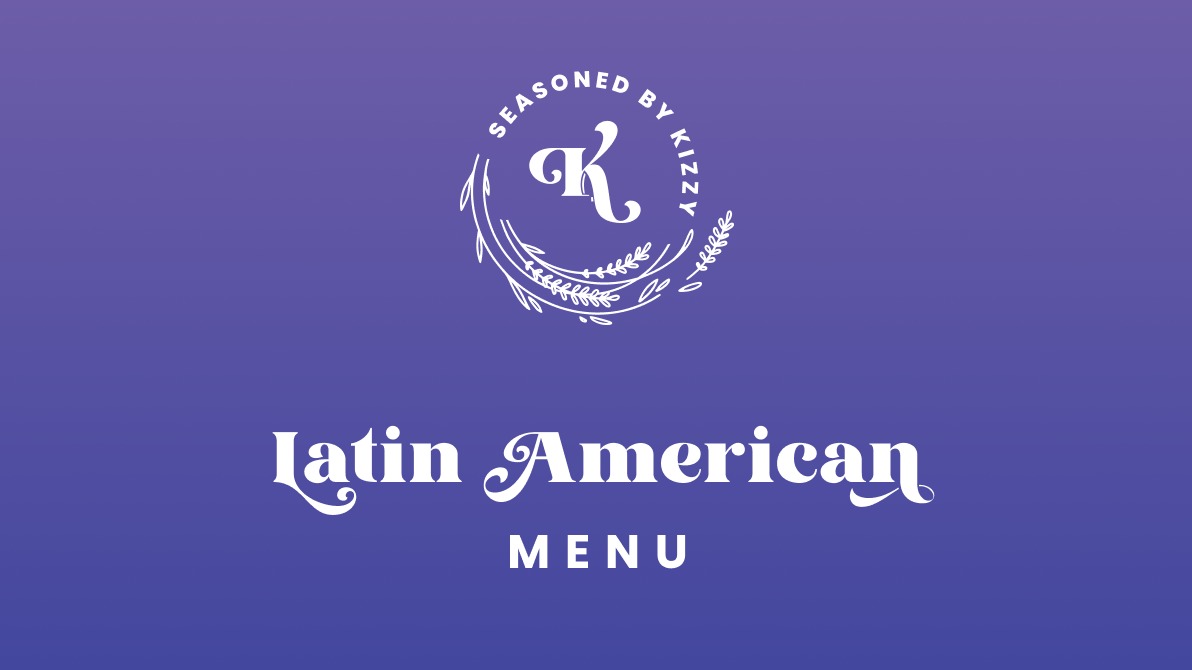 Latina American Menu  ::   V=Vegetarian, VV=Vegan