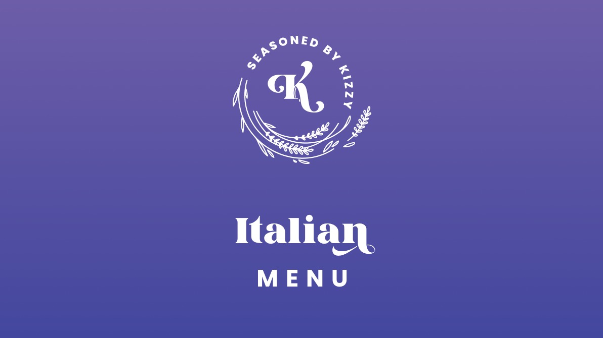 Italian Menu  ::   V=Vegetarian, VV=Vegan