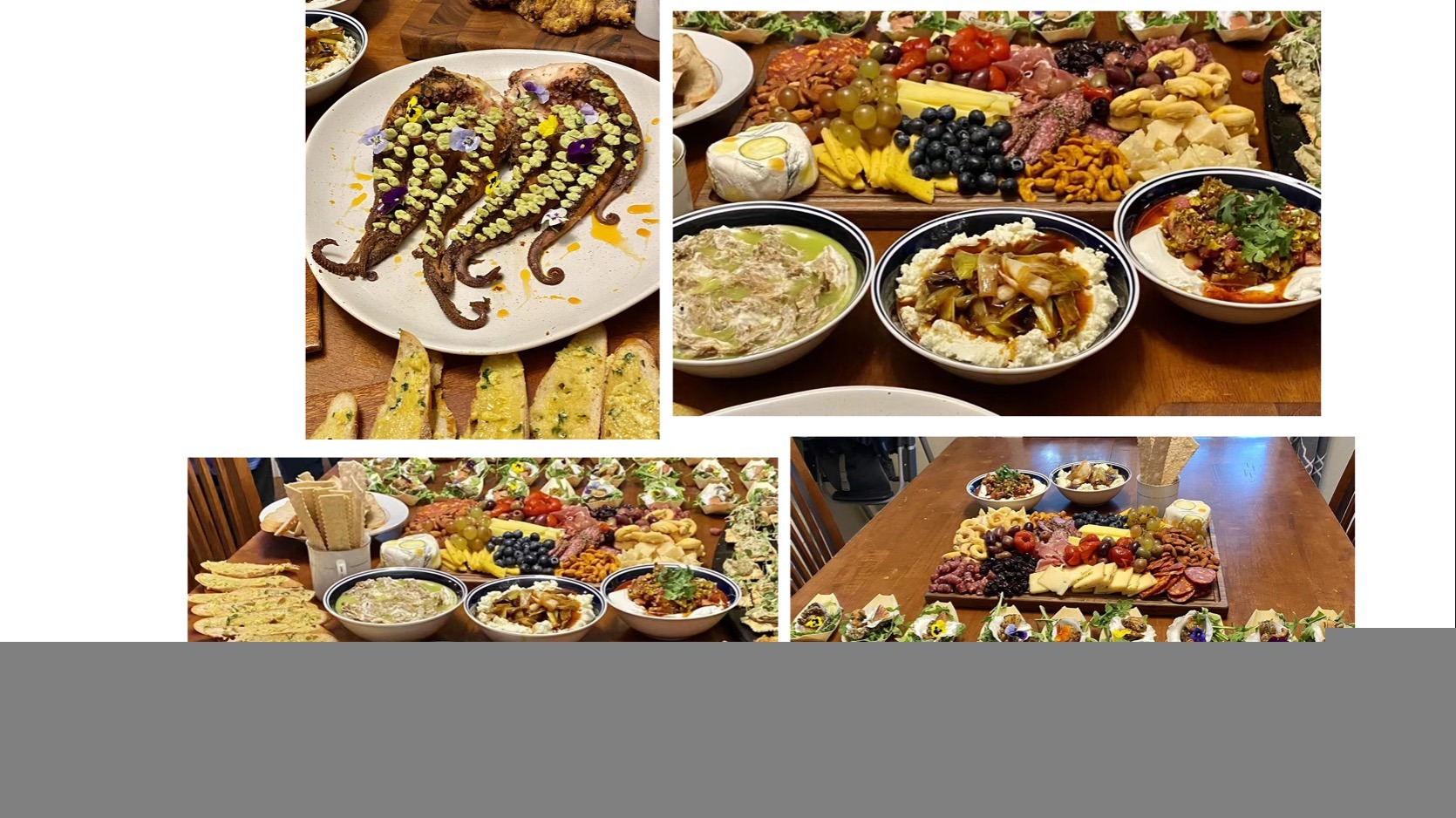 Basic Mexican menu