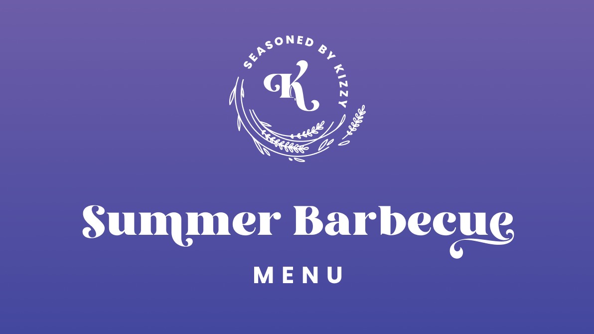 Summer Barbecue Menu  ::   V=Vegetarian, VV=Vegan