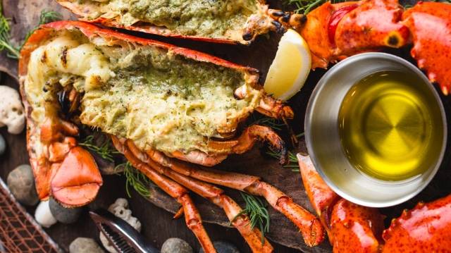 Wild caught live Maine lobster
