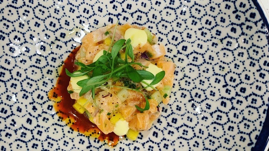 Ora King Tartare, gochujang vinaigrette.JPG