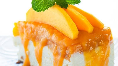 Queso con mermelada de mango Queso con mermelada de mango
