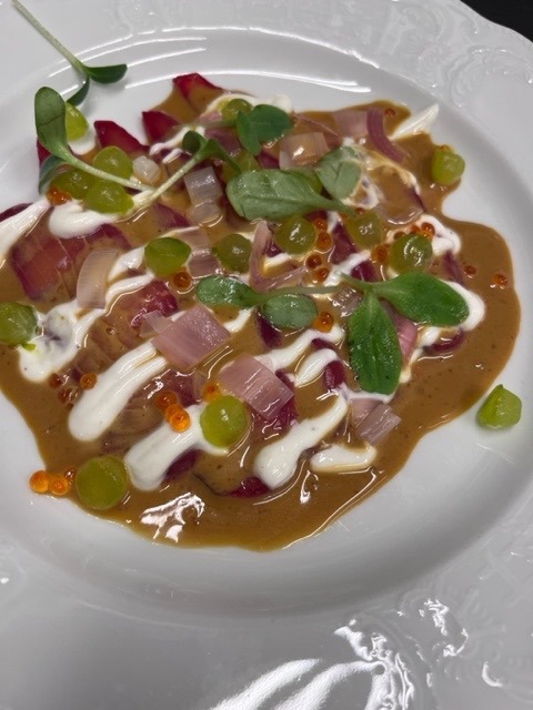 salmon ceviche : ceviche vom lachs .jpg