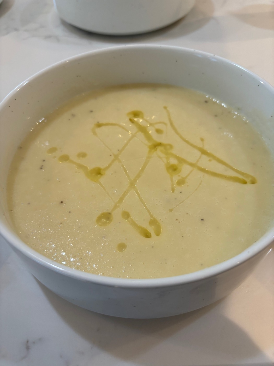 Celeriac veloute with truffle oil.jpg
