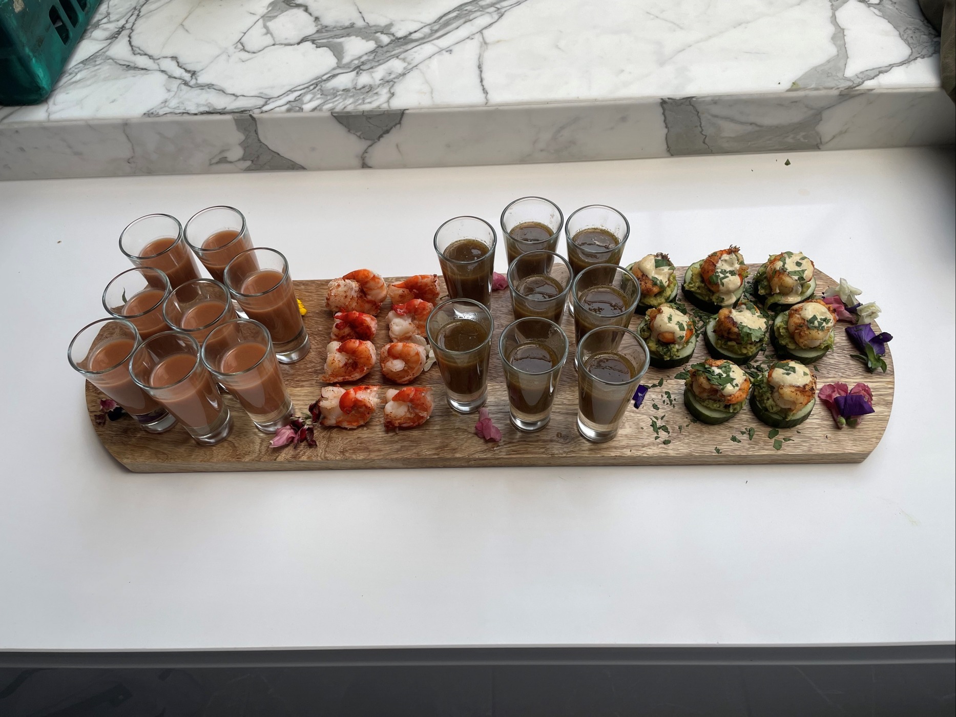Bloody Mary & Asian Bloody Mary Shooters with Togarashi King Prawns and Prawn, Guacamole & Cucumber Bites - Copy.jpg