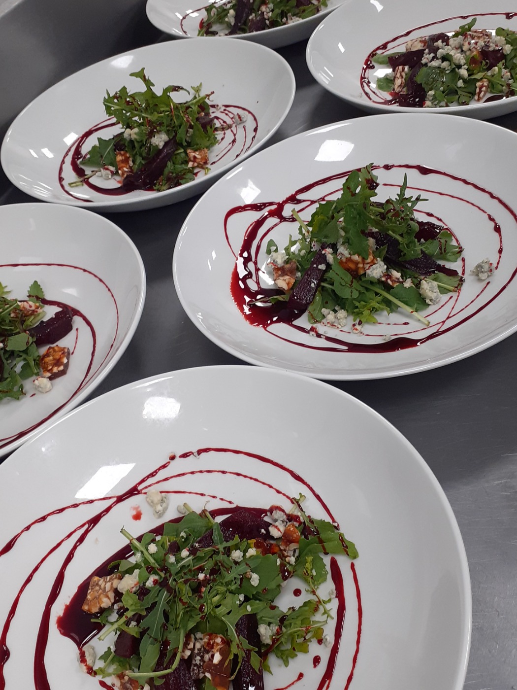 Poached pear and gorgonzola salad. with red wine reductionjpg.jpeg Poached pear and gorgonzola salad. with red wine reductionjpg.jpeg