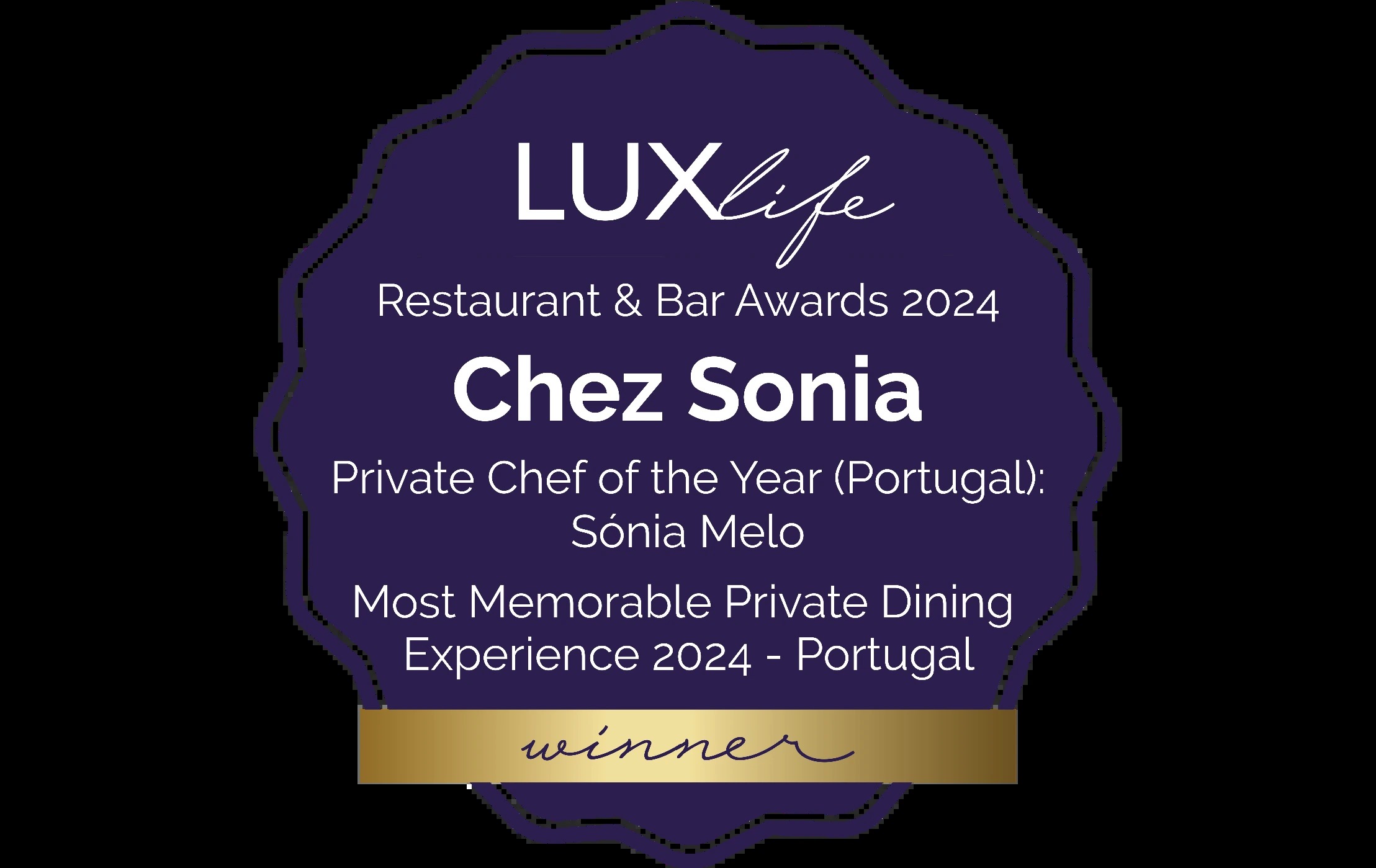 Award - Chez Sonia - 2024 LUX Restaurant & Bar Award Winners Logo.png