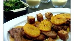 Escalopes of pork with orange sauce.jpg