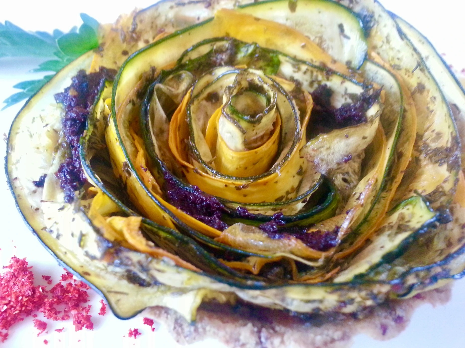 Zucchini tapenade tartlet.jpg