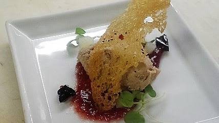 DUCK RILLETTE SPICED CRANBERRY COMPOTE BAQUETTE TUILLE BALSAMIC GELEE.jpg DUCK RILLETTE SPICED CRANBERRY COMPOTE BAQUETTE TUILLE BALSAMIC GELEE.jpg
