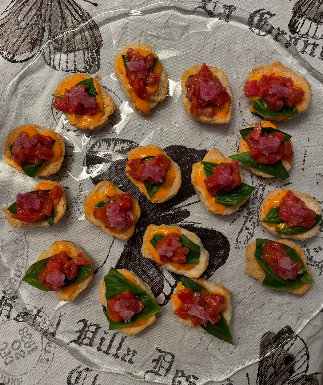 Tomatoes Tartare, basil, spicy mayo.jpg