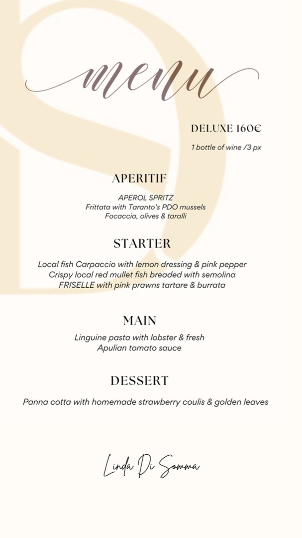 Apulian cuisine - Deluxe