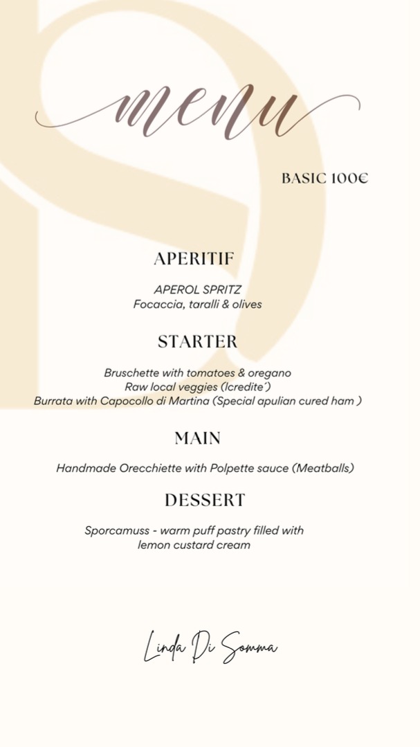 Apulian Cuisine - Meat - Basic