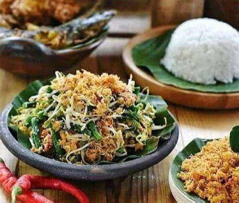 Local Indonesian menu