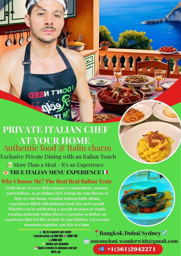*Bring Italy to Your Table* – Private Italian Chef Experience in Bangkok