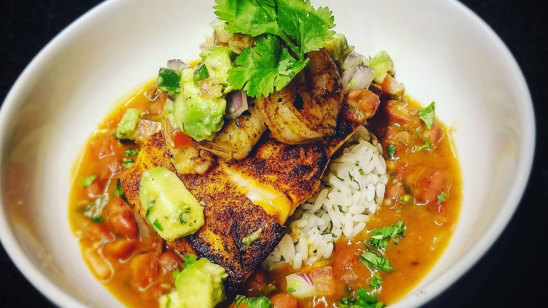 food blackened salmon and charro.jpg food blackened salmon and charro.jpg