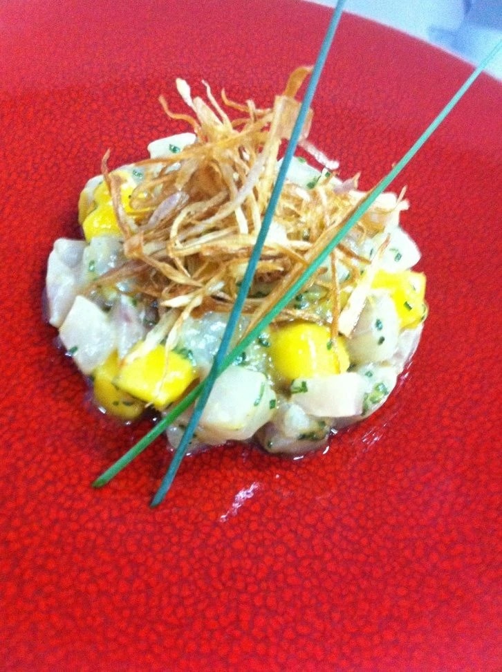 tartare seabass mango.JPG