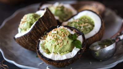 Guilt free coconut milh & avocado Ice cream