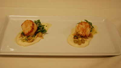 Hayley Seared Scallops Cauliflower Puree