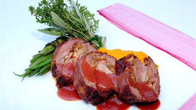 Lamb with Porcini Duxelle