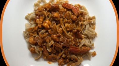 TagliatelleGamberiProsciutto