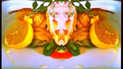 Grilled Lobster with tagliatelle