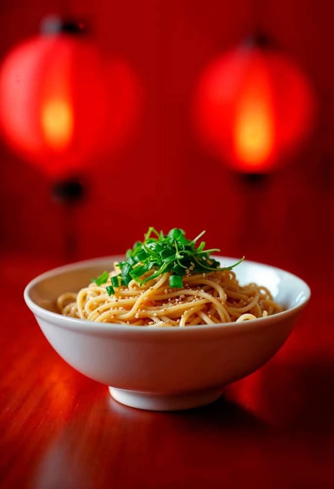 Ramen noodles in a rich broth