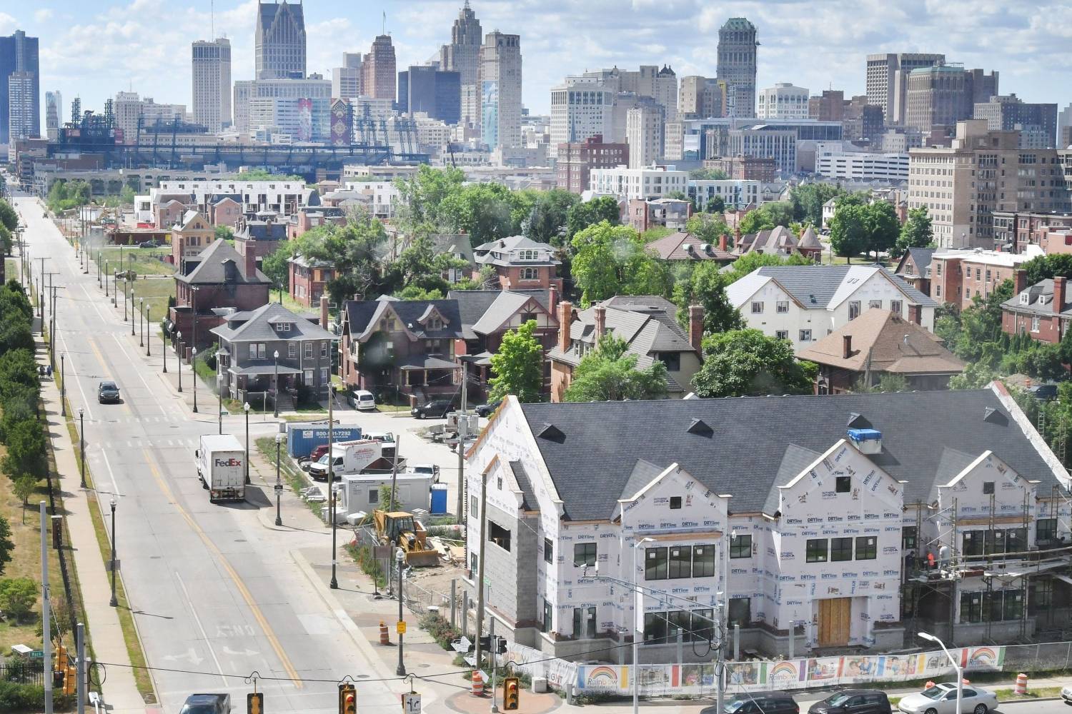Areal view of Detroit Areal view of Detroit - Take a Chef