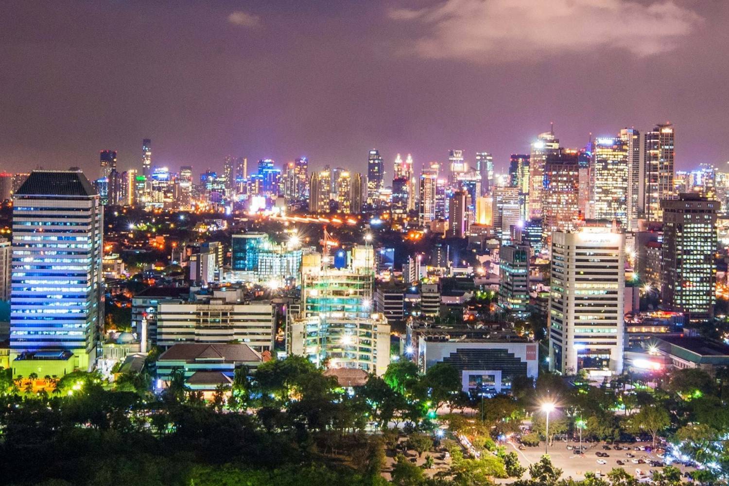 Jakarta Skyline City Light Jakarta- Jakarta Update, Galeri, Viral