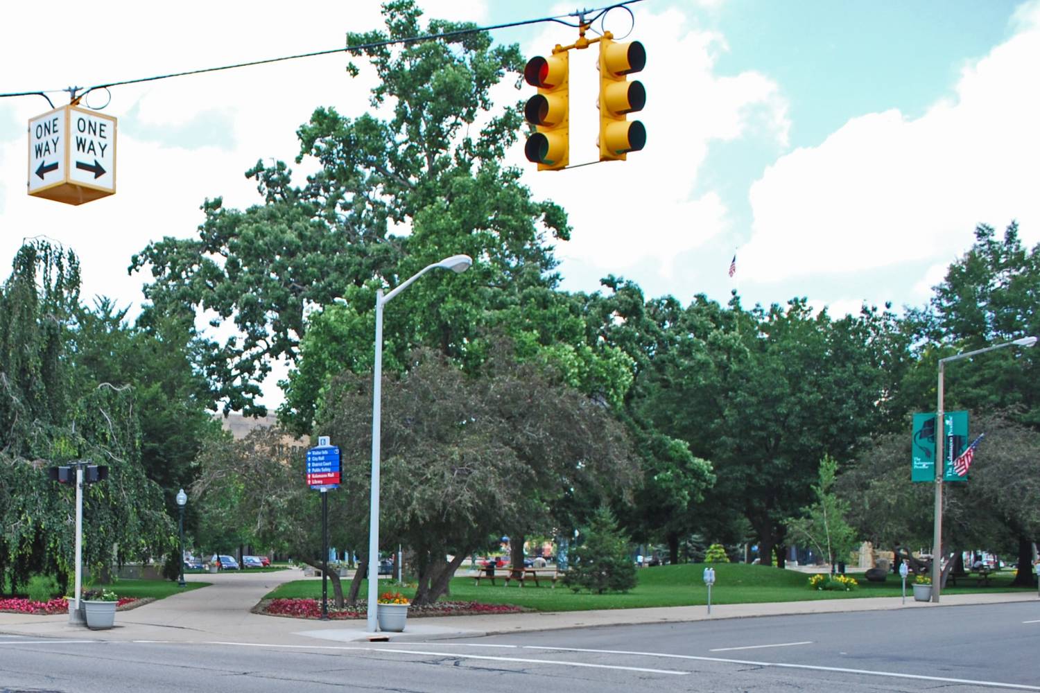 Intersection in Kalamazoo, MI