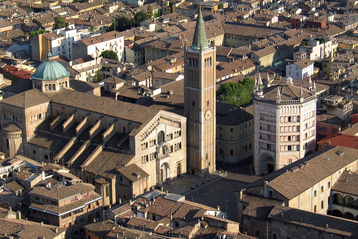 La cattedrale, il campanile e il battistero, Parma Chef Privato a Parma header