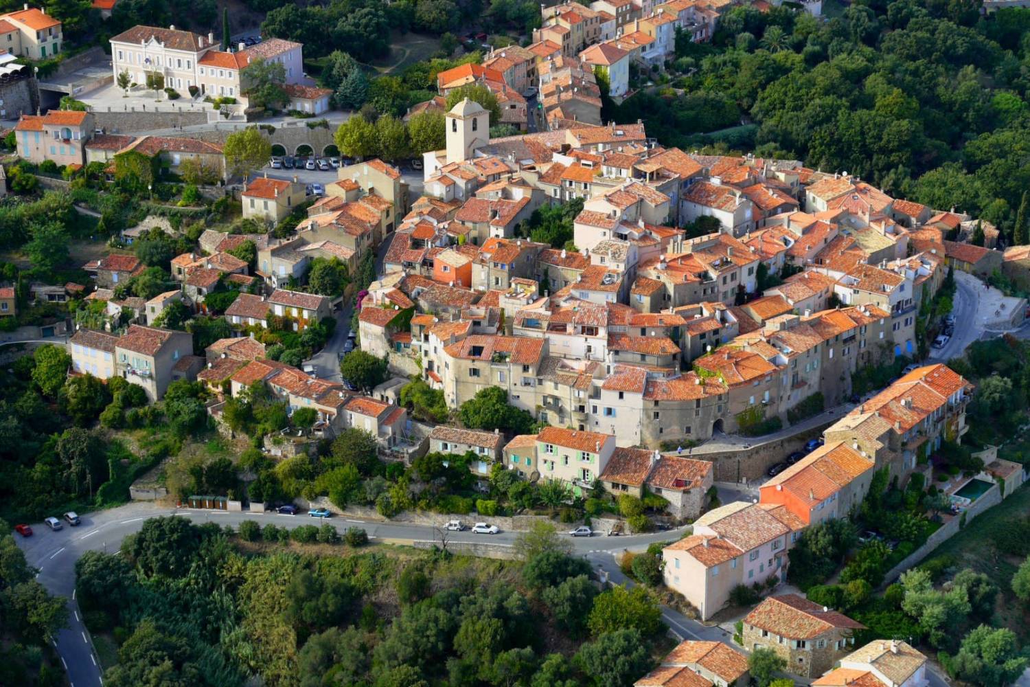 Areal view of Ramatuelle - Take a Chef