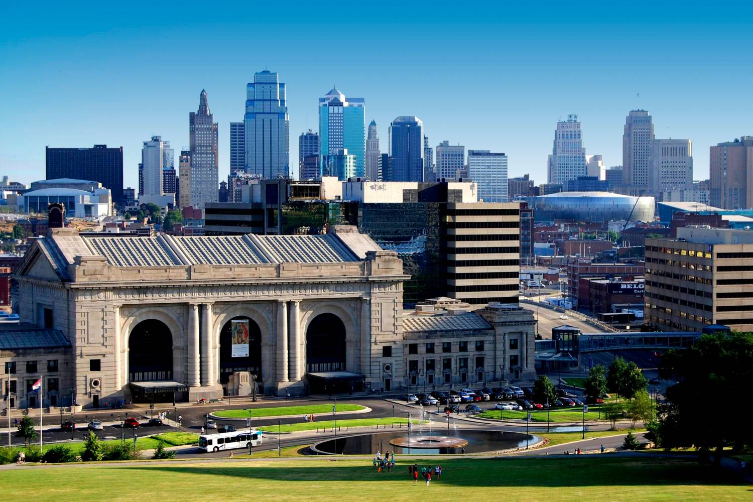 Areal view of Kansas City Areal view of Kansas City - Take a Chef