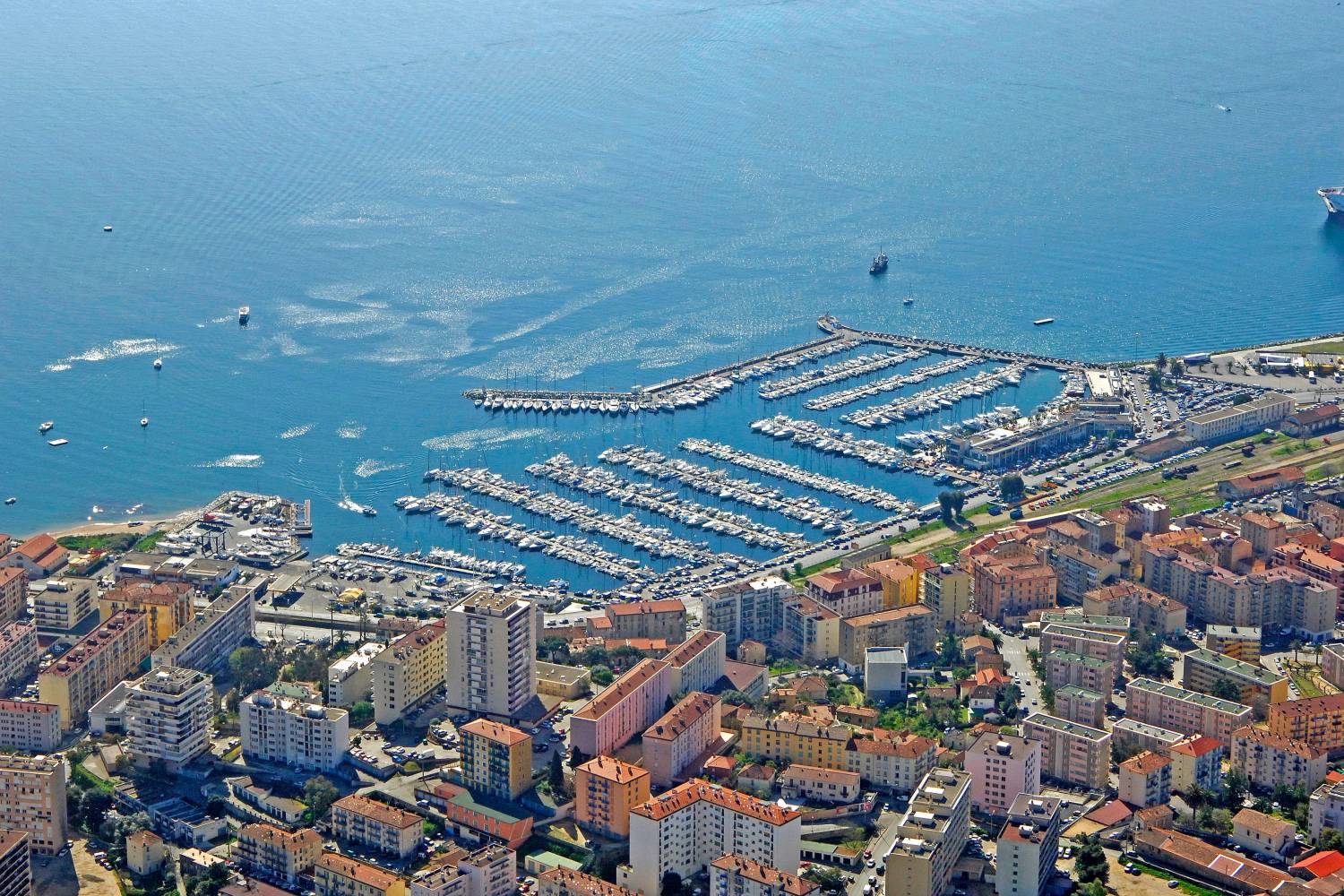 Areal view of Ajaccio Areal view of Ajaccio - Take a Chef