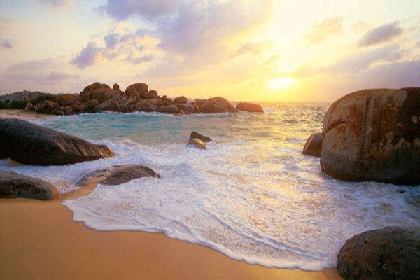 Beautiful views of The Baths´s beach Beautiful views of The Baths´s beach - Take a Chef