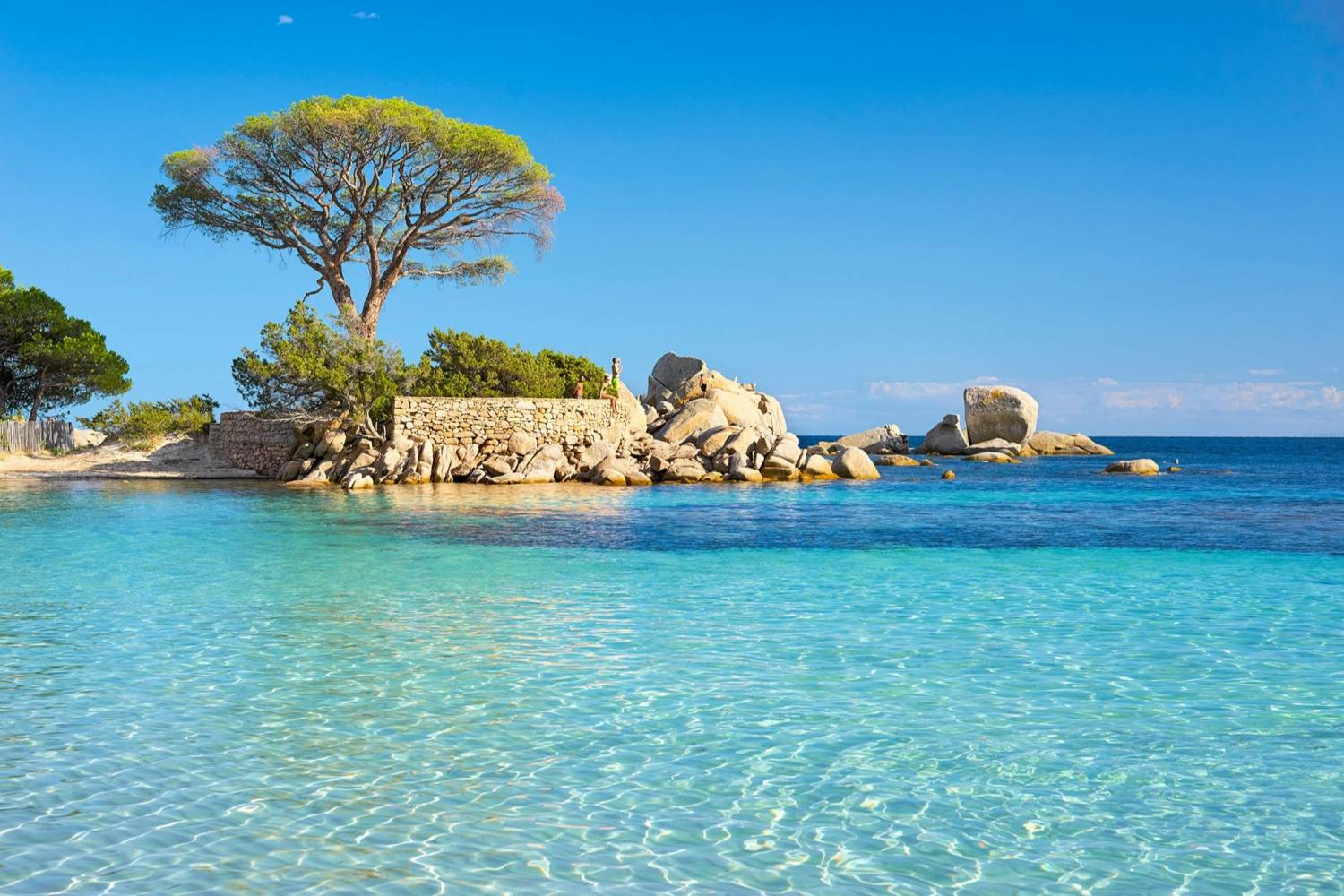 Areal view of South Corsica beach Areal view of South Corsica beach - Take a Chef