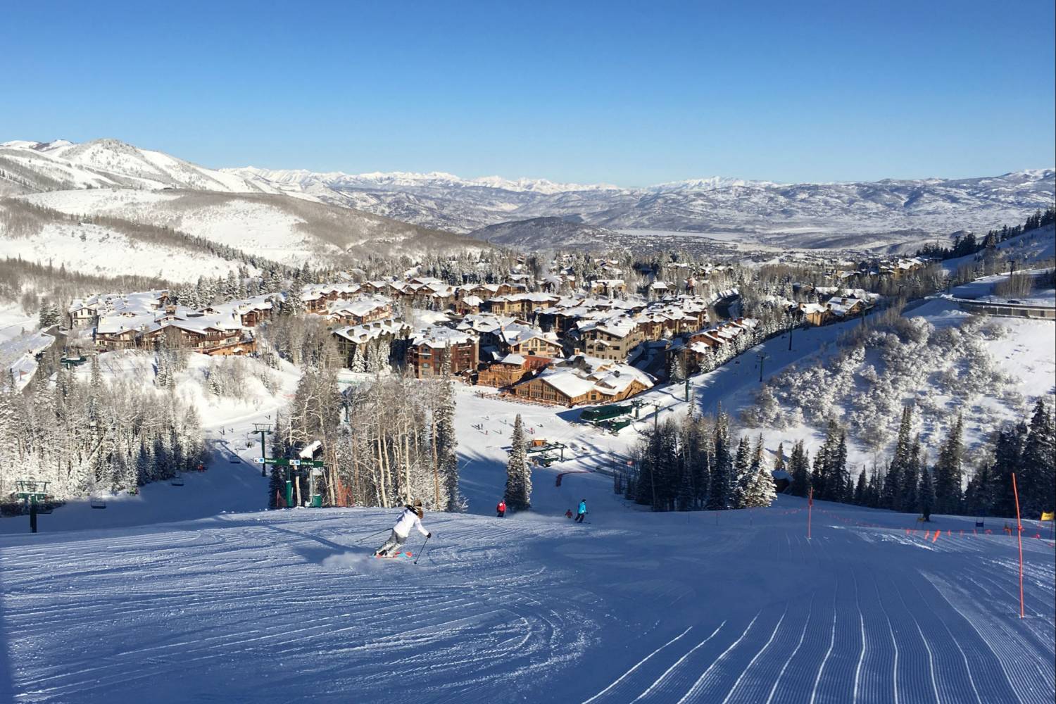 Ski slopes in Deer Valley Ski slopes in Deer Valley - Take a Chef