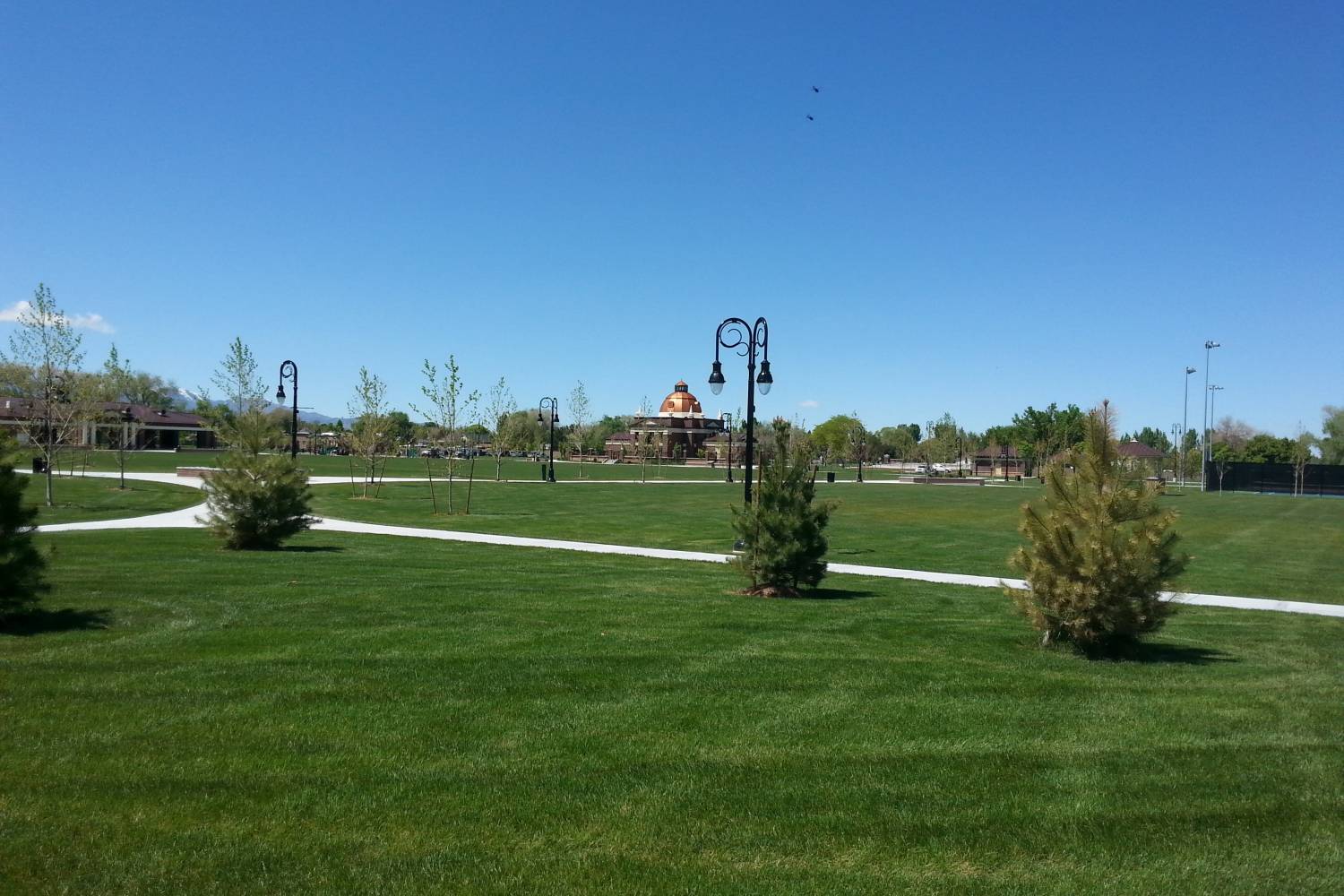 View from the park of Riverton
