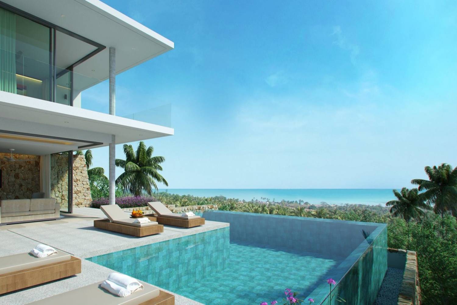 View from a villa in Laem Sor, Koh Samui Private chef in Laem Sor, Koh Samui header