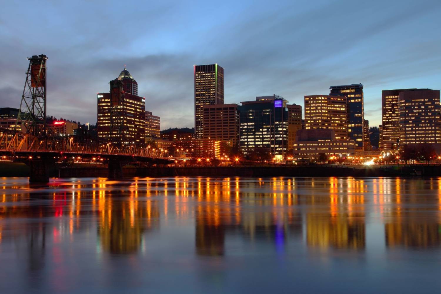Areal view of Portland Areal view of Portland - Take a Chef