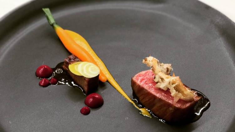 An outstanding dish cooked by Personal Chef in Montalcino Dish cooked by a Personal Chef in Montalcino