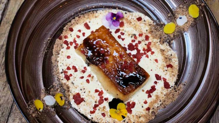 An outstanding dish cooked by Personal Chef in Akrotiri Crete Dish cooked by a Personal Chef in Akrotiri Crete