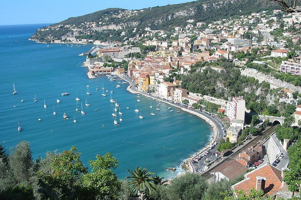 Areal view of Villefranche sur Mer - Take a Chef