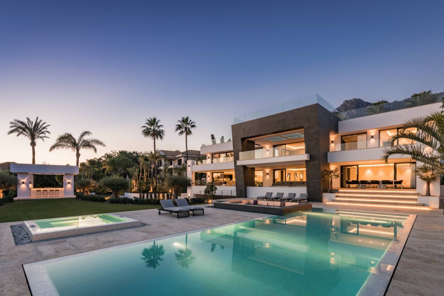 View of an astonishing villa Costa del Sol Private chef service in a villa in Costa del Sol, Marbella, Sotogrande header