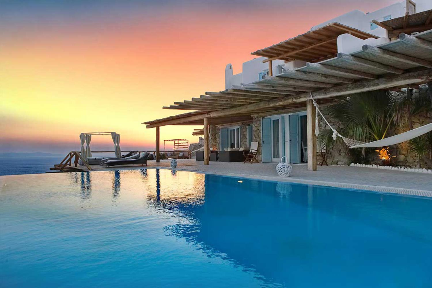 Espectacular puesta de sol desde una Villa en Ibiza - Takeachef.com Chef Privado Ibiza, Chef Privado en Ibiza
